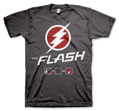 The Flash - Riddle Mens T-Shirt (Dark Grey)