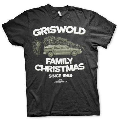 National Lampoon's - Griswold Family Christmas Big & Tall Mens T-Shirt (Black)