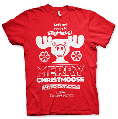 National Lampoon's - Merry Christmoose Mens T-Shirt (Red)