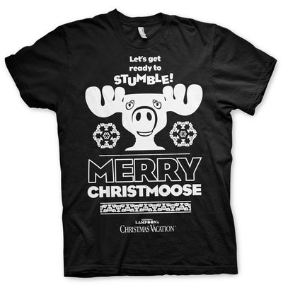 National Lampoon's - Merry Christmoose Big & Tall Mens T-Shirt (Black)