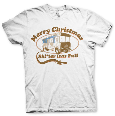 National Lampoon's - Christmas - Shitter Was Full Mens T-Shirt (White)
