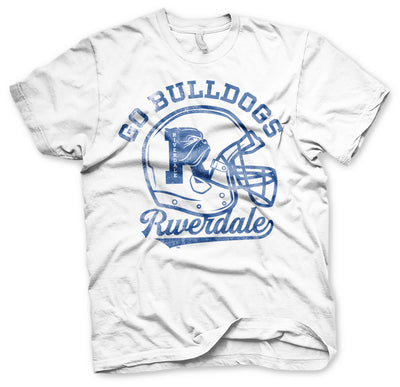 Riverdale - Go Bulldogs Vintage Big & Tall Mens T-Shirt (White)
