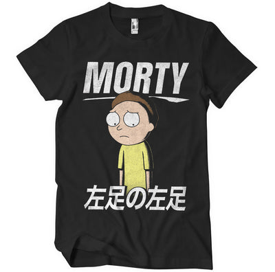 Rick and Morty - Morty Smith Big & Tall Mens T-Shirt (Black)