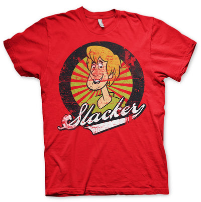 Scooby Doo - Shaggy The Slacker Mens T-Shirt (Red)