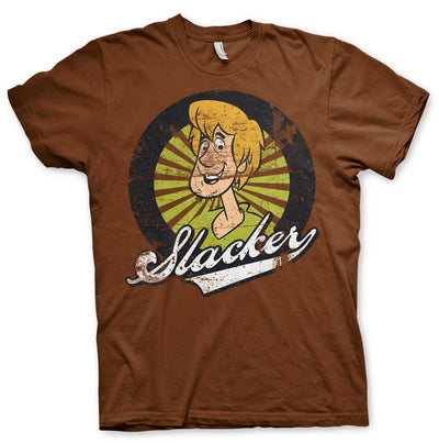 Scooby Doo - Shaggy The Slacker Mens T-Shirt (Brown)