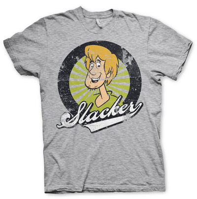Scooby Doo - Shaggy The Slacker Mens T-Shirt (Heather Grey)