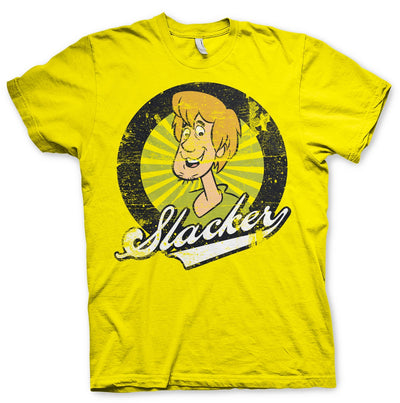 Scooby Doo - Shaggy The Slacker Mens T-Shirt (Yellow)