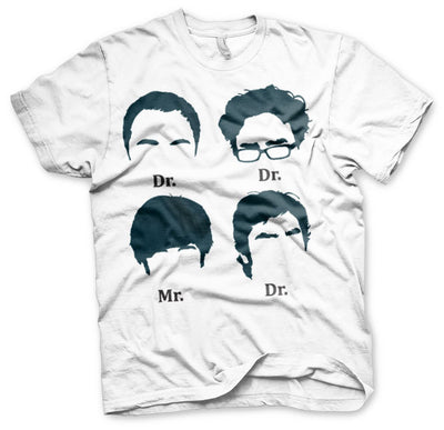 The Big Bang Theory - Prefix Heads Big & Tall Mens T-Shirt (White)