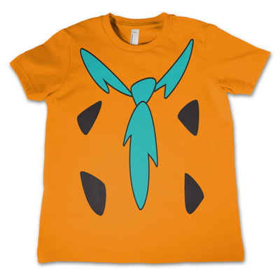 The Flintstones - Costume Unisex Kids T-Shirt (Orange)