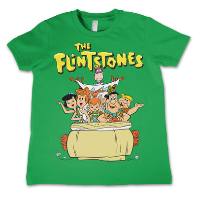 The Flintstones - Unisex Kids T-Shirt (Green)