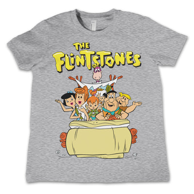 The Flintstones - Unisex Kids T-Shirt (Heather Grey)