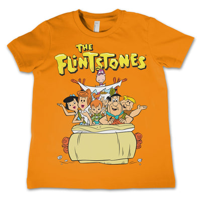 The Flintstones - Unisex Kids T-Shirt (Orange)