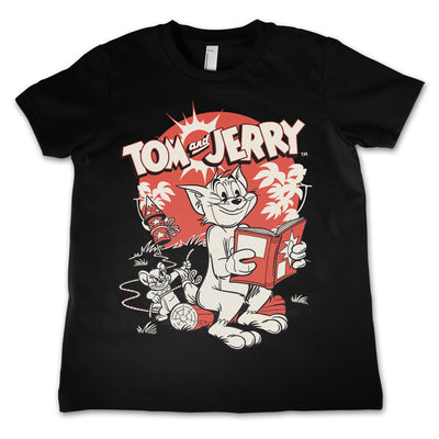 Tom & Jerry - Vintage Comic Kids T-Shirt (Black)