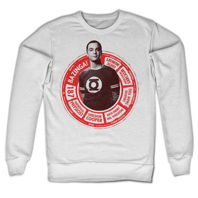 The Big Bang Theory - Sheldon Circle Sweatshirt (White)