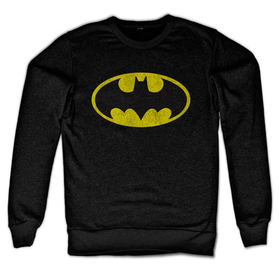 Batman - Distressed Logo Sweatshirt (Black)
