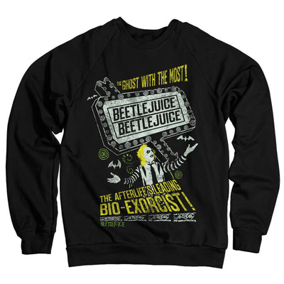 Beetlejuice - The Afterlife's Leading Bio-Exorcist Sweatshirt (Black)