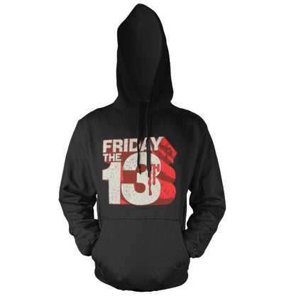 Friday The 13th - Block Logo Big & Tall Hoodie (Black)