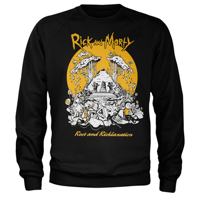 Rick and Morty - Rest And Ricklaxation Sweatshirt (Black)