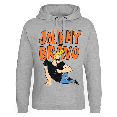 Johnny Bravo - Epic Hoodie (Heather Grey)