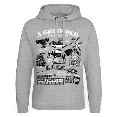 National Lampoon's - Christmas Icons Epic Hoodie (Heather Grey)