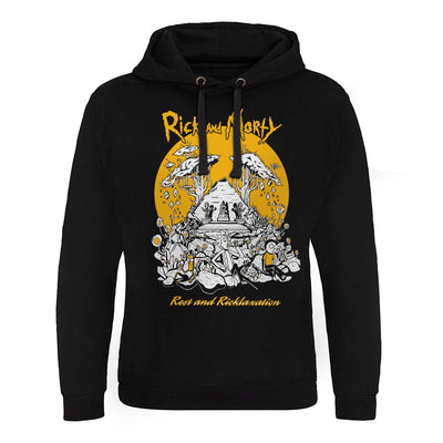 Rick and Morty - Rest And Ricklaxation Epic Hoodie (Black)