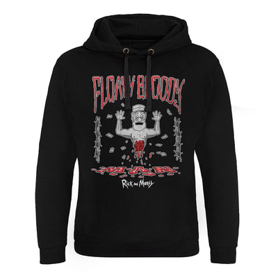 Rick and Morty - Floaty Bloody Man Epic Hoodie (Black)