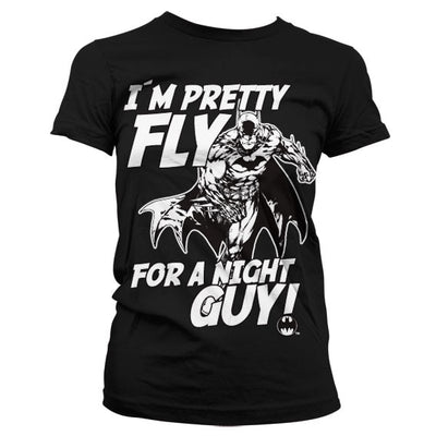 Batman - I´m Pretty Fly For A Night Guy Women T-Shirt (Black)