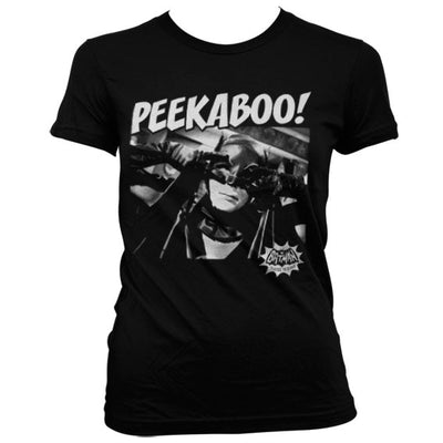 Batman - Peekaboo! Women T-Shirt (Black)