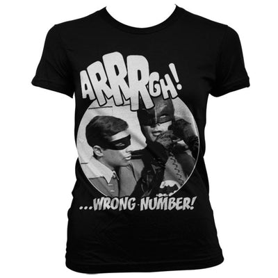 Batman - Arrrgh - Wrong Number Women T-Shirt (Black)