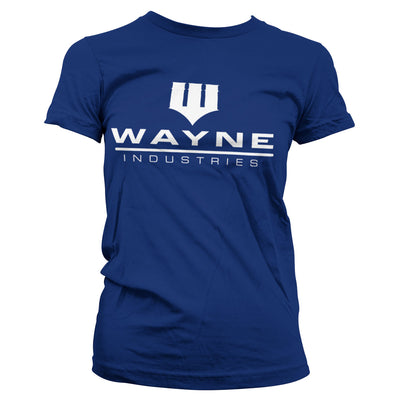 Batman - Wayne Industries Logo Women T-Shirt (Navy)