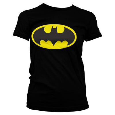 Batman - Signal Logo Women T-Shirt (Black)