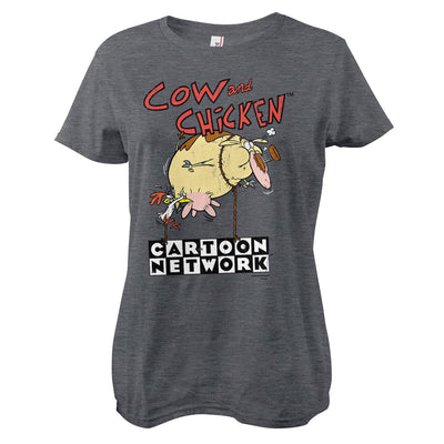 Cow and Chicken - Balloon Women T-Shirt