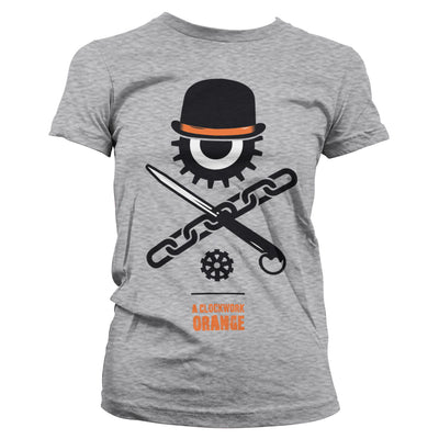 A Clockwork Orange - Bowler Eye Women T-Shirt (Heather Grey)