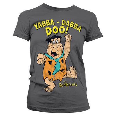 The Flintstones - Yabba-Dabba-Doo Women T-Shirt (Olive)