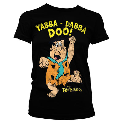 The Flintstones - Yabba-Dabba-Doo Women T-Shirt (Black)