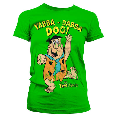 The Flintstones - Yabba-Dabba-Doo Women T-Shirt (Green)
