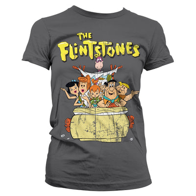 The Flintstones - Women T-Shirt (Dark Grey)