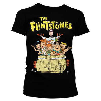 The Flintstones - Women T-Shirt (Black)