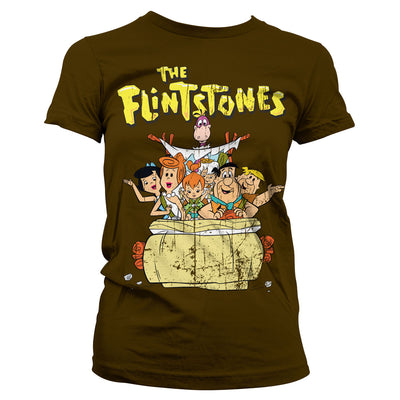 The Flintstones - Women T-Shirt (Brown)