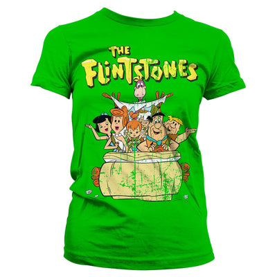 The Flintstones - Women T-Shirt (Green)