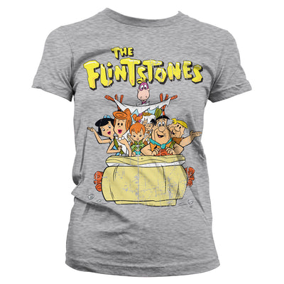 The Flintstones - Women T-Shirt (Heather Grey)