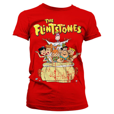 The Flintstones - Women T-Shirt (Red)