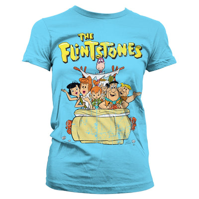 The Flintstones - Women T-Shirt (Sky Blue)