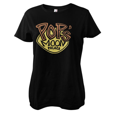 Johnny Bravo - Pop's Moon Palace Women T-Shirt (Black)