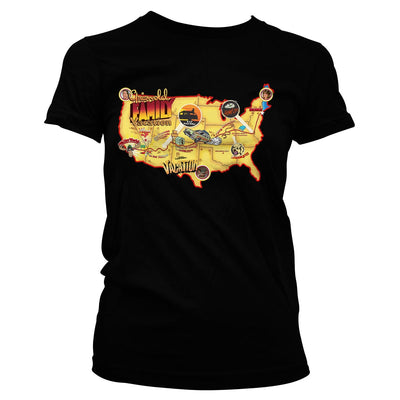 National Lampoon's - Lampoon's Vacation Roadmap Women T-Shirt (Black)