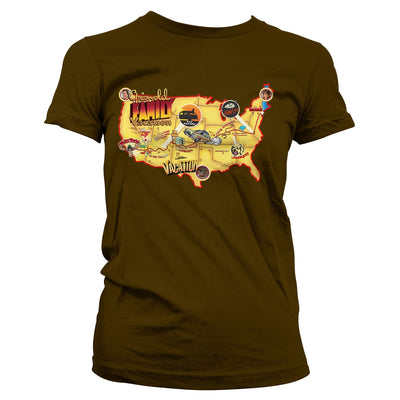 National Lampoon's - Lampoon's Vacation Roadmap Women T-Shirt (Brown)