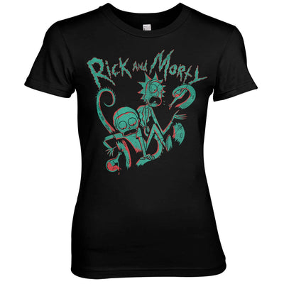 Rick and Morty - Duotone Women T-Shirt (Black)