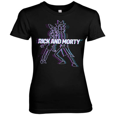 Rick and Morty - Glitch Women T-Shirt (Black)