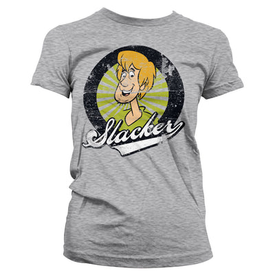 Scooby Doo - Shaggy The Slacker Women T-Shirt (Heather Grey)