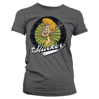 Scooby Doo - Shaggy The Slacker Women T-Shirt (Dark Grey)